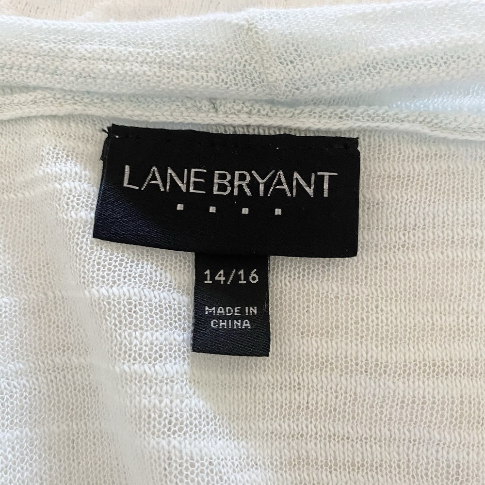 Lane Bryant Light Gray Cardigan - Picture 5 of 9
